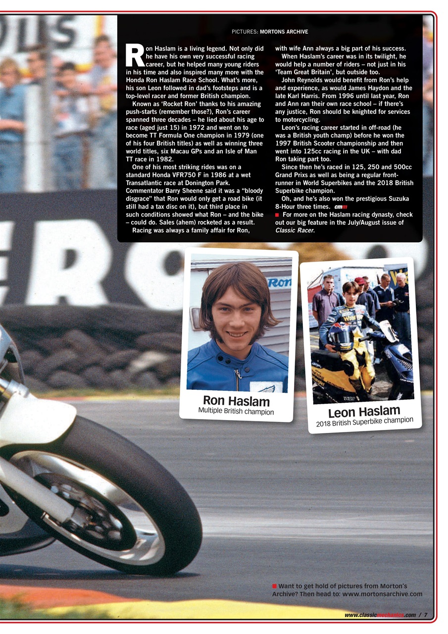 Classic Motorcycle Mechanics Preview Pages