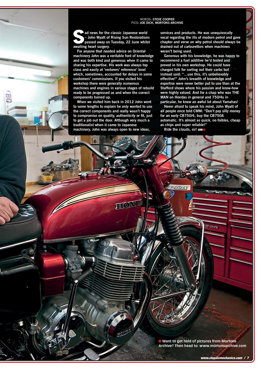 Classic Motorcycle Mechanics Preview Pages
