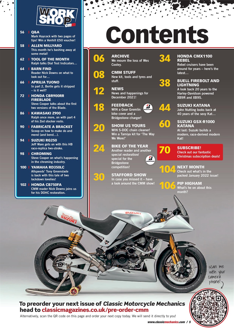Classic Motorcycle Mechanics Preview Pages