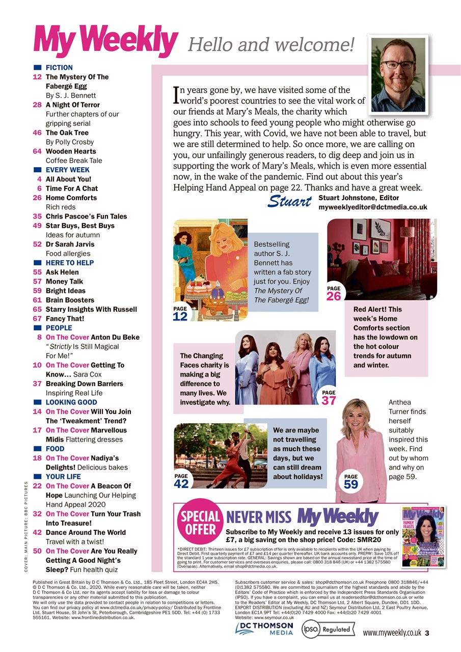 My Weekly Preview Pages