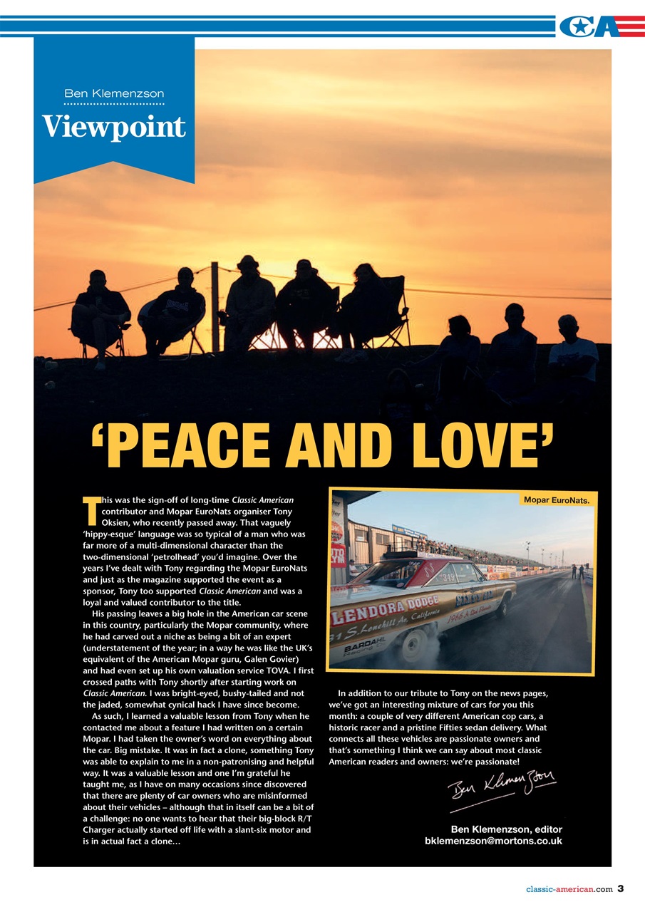 Classic American Magazine Preview Pages