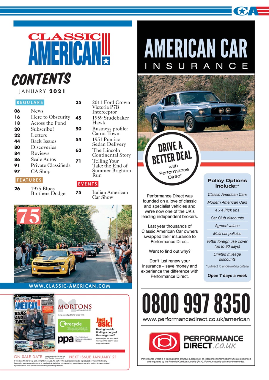 Classic American Magazine Preview Pages