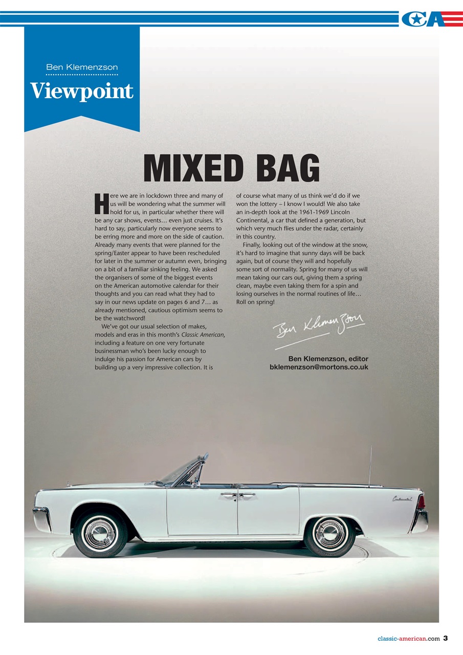 Classic American Magazine Preview Pages