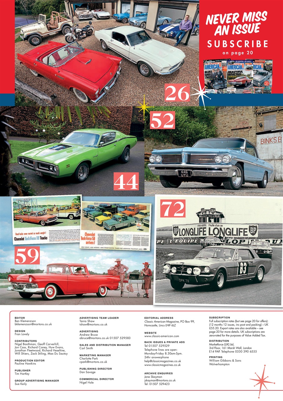Classic American Magazine Preview Pages