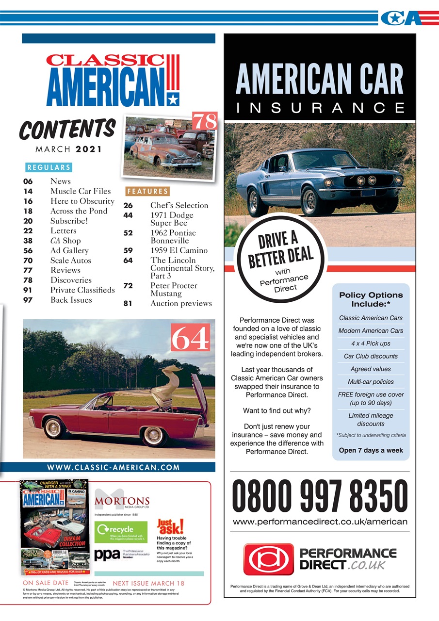 Classic American Magazine Preview Pages