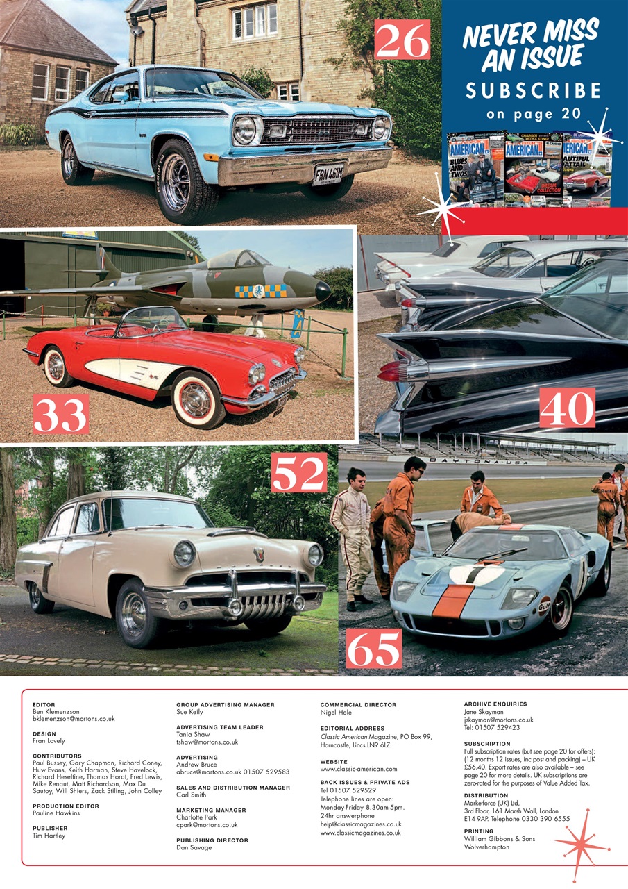 Classic American Magazine Preview Pages