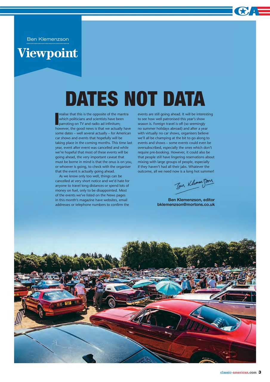 Classic American Magazine Preview Pages
