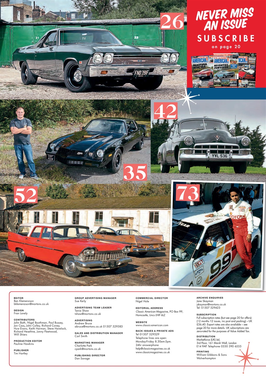 Classic American Magazine Preview Pages