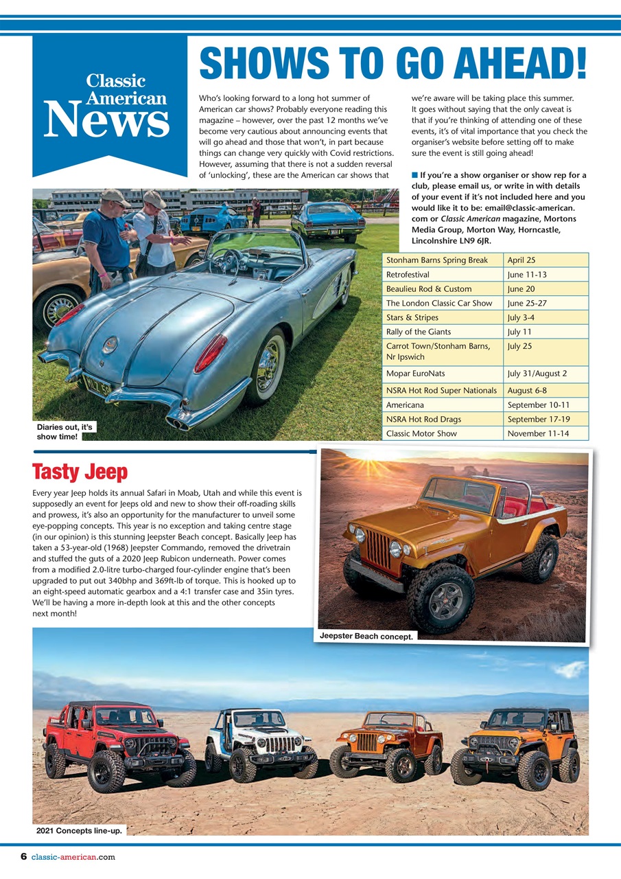 Classic American Magazine Preview Pages