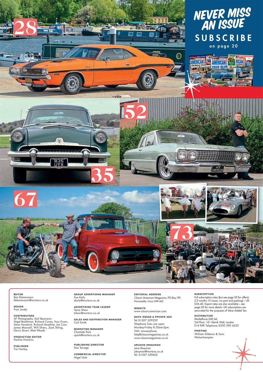 Classic American Magazine Preview Pages
