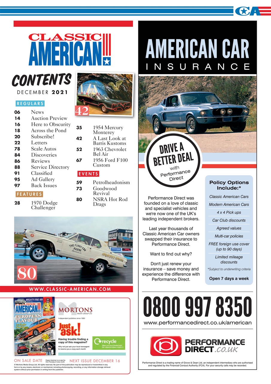 Classic American Magazine Preview Pages