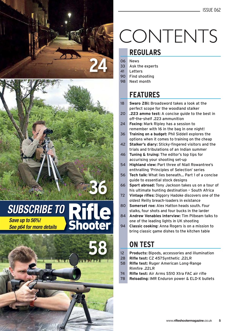 Rifle Shooter Preview Pages