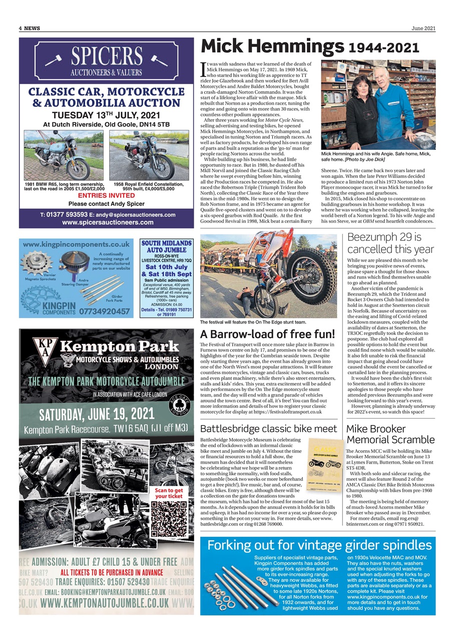 Old Bike Mart Preview Pages