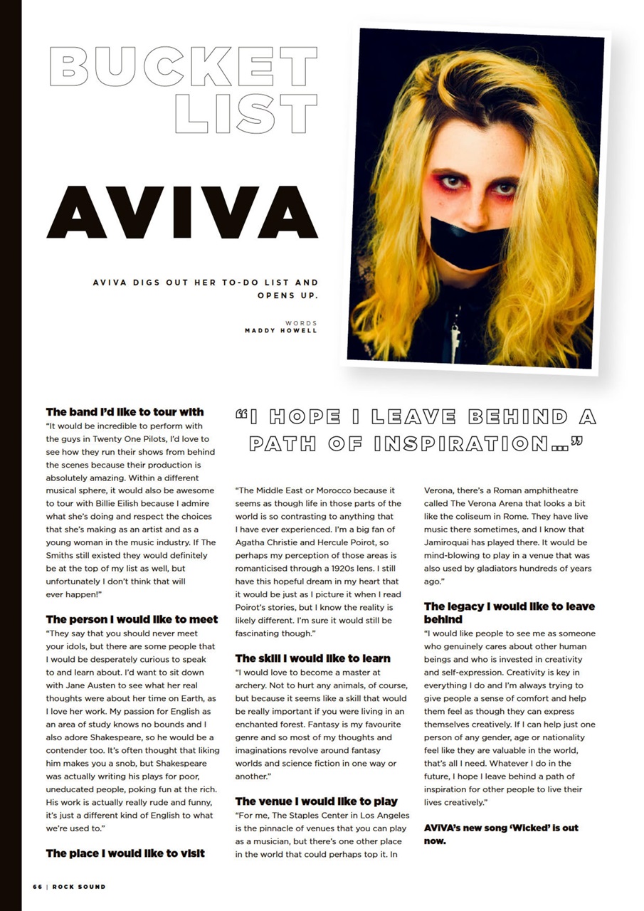 Rock Sound Magazine Preview Pages