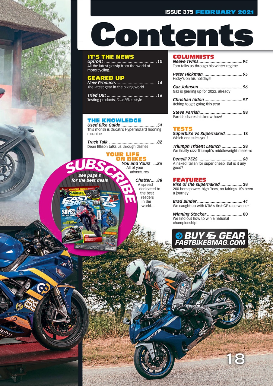 Fast Bikes Preview Pages