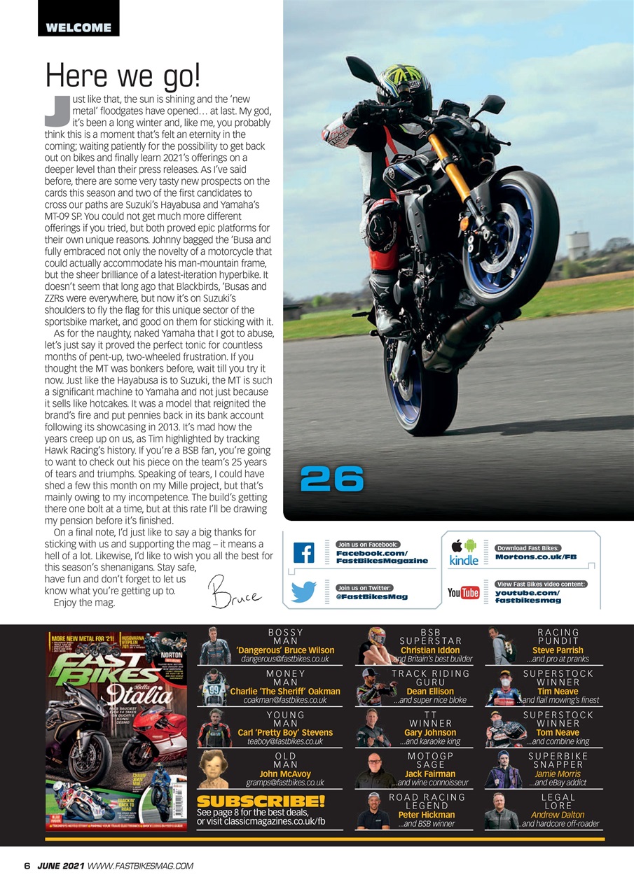 Fast Bikes Preview Pages