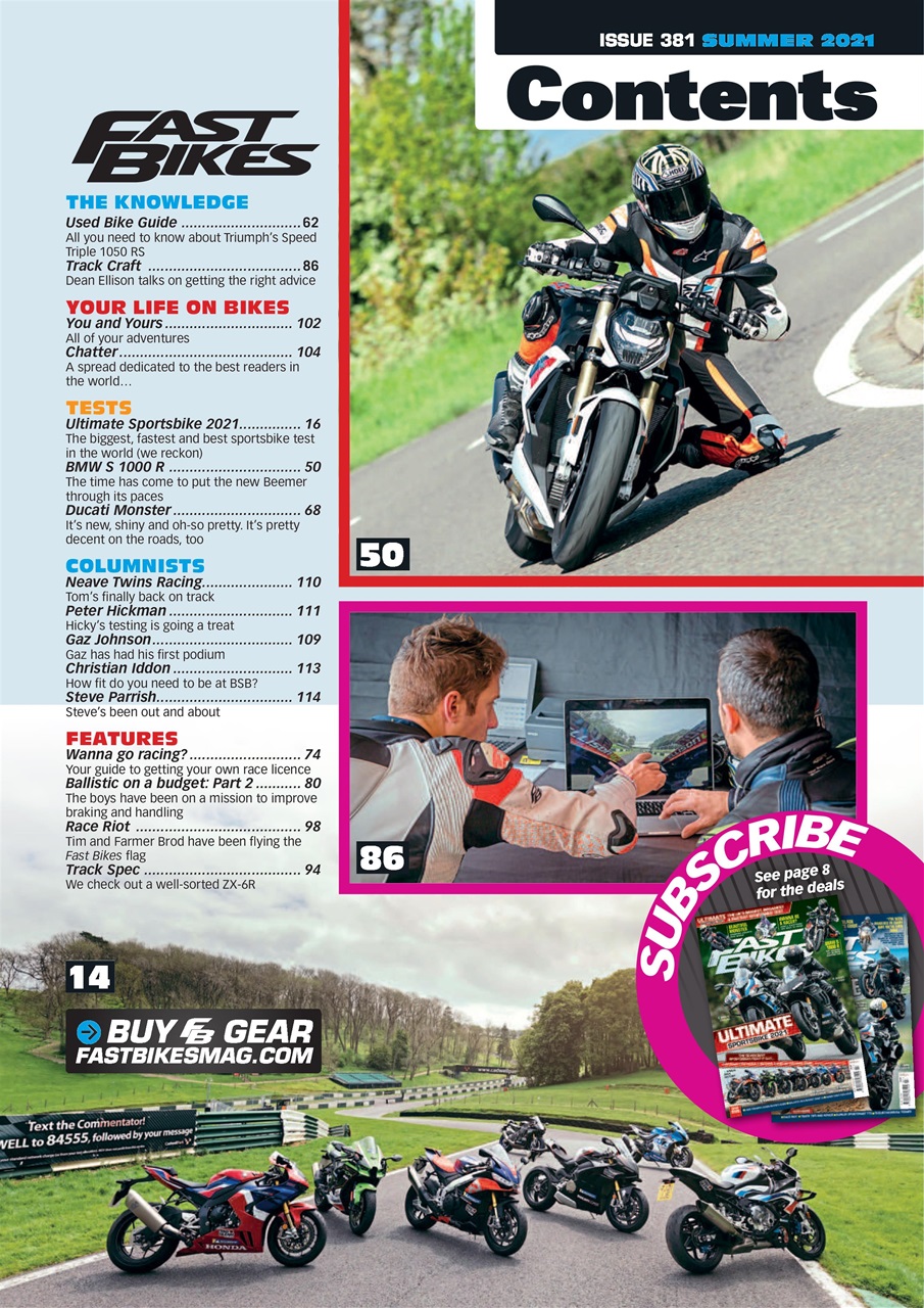 Fast Bikes Preview Pages