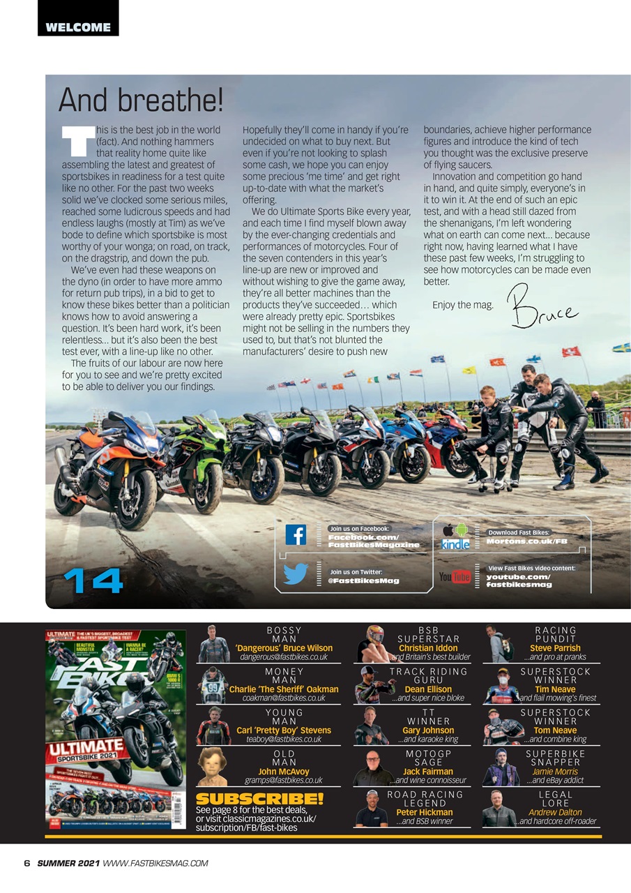 Fast Bikes Preview Pages