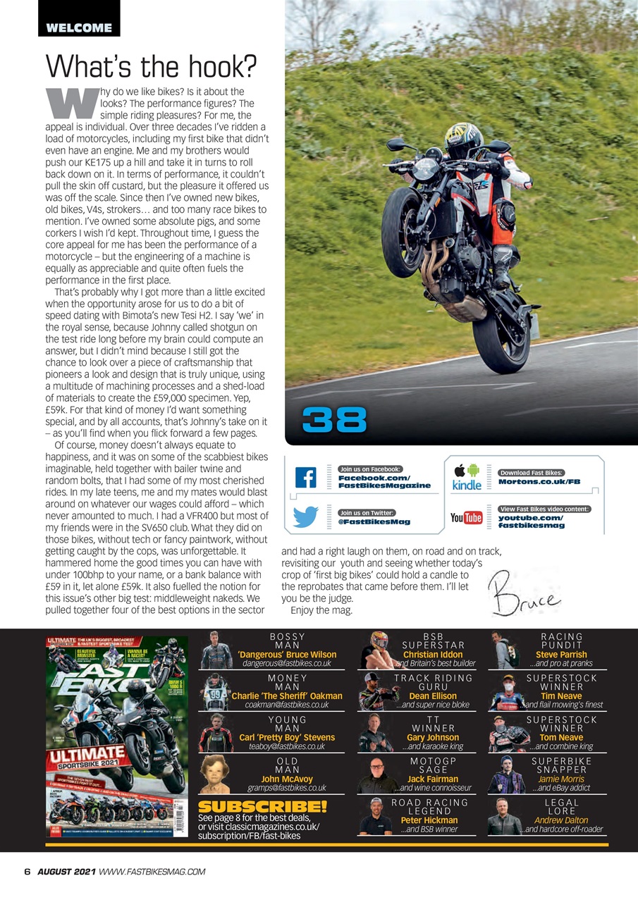Fast Bikes Preview Pages