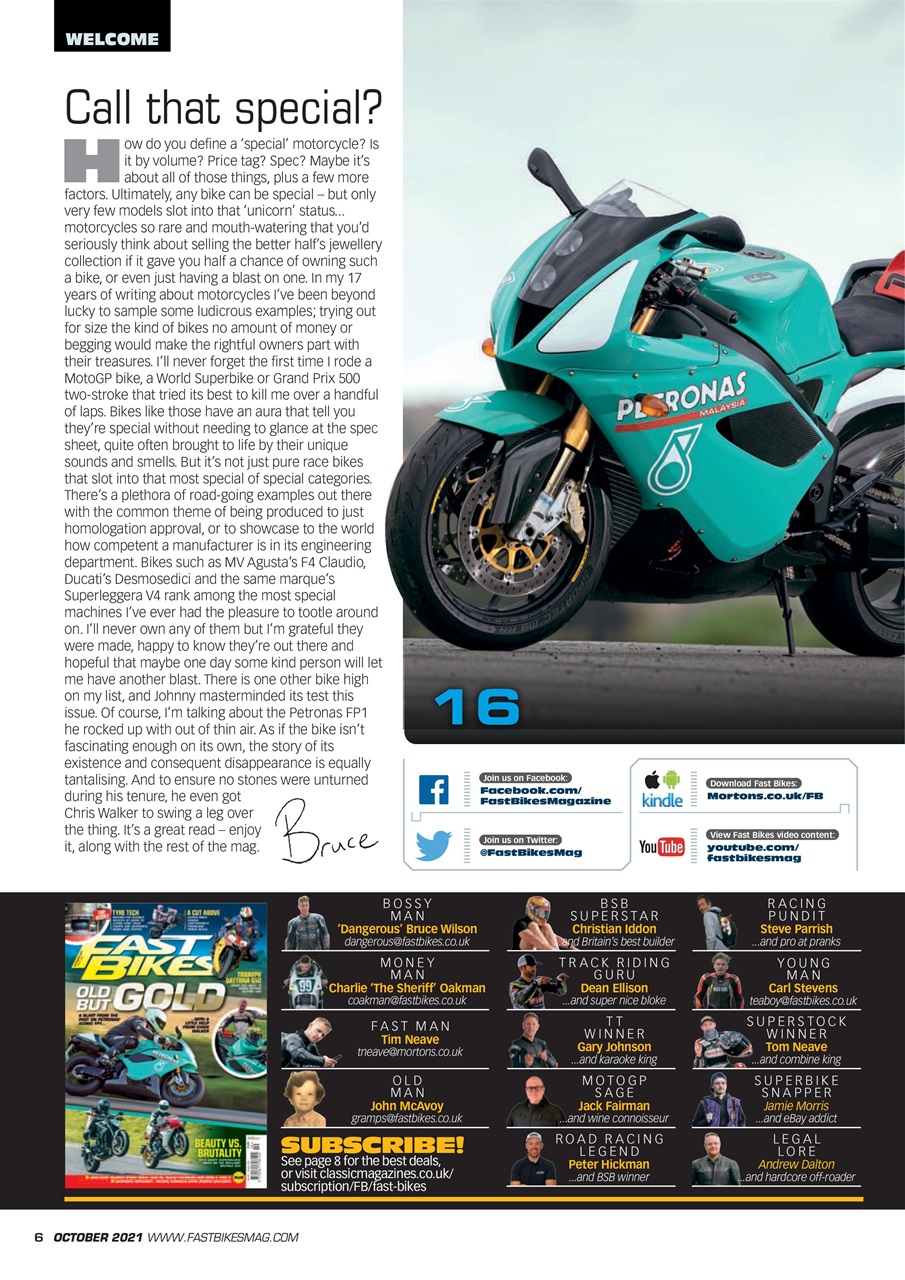 Fast Bikes Preview Pages