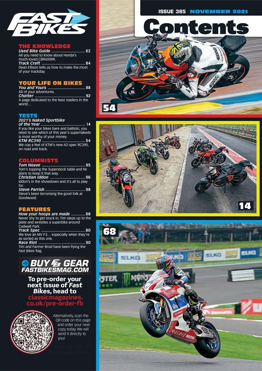 Fast Bikes Preview Pages