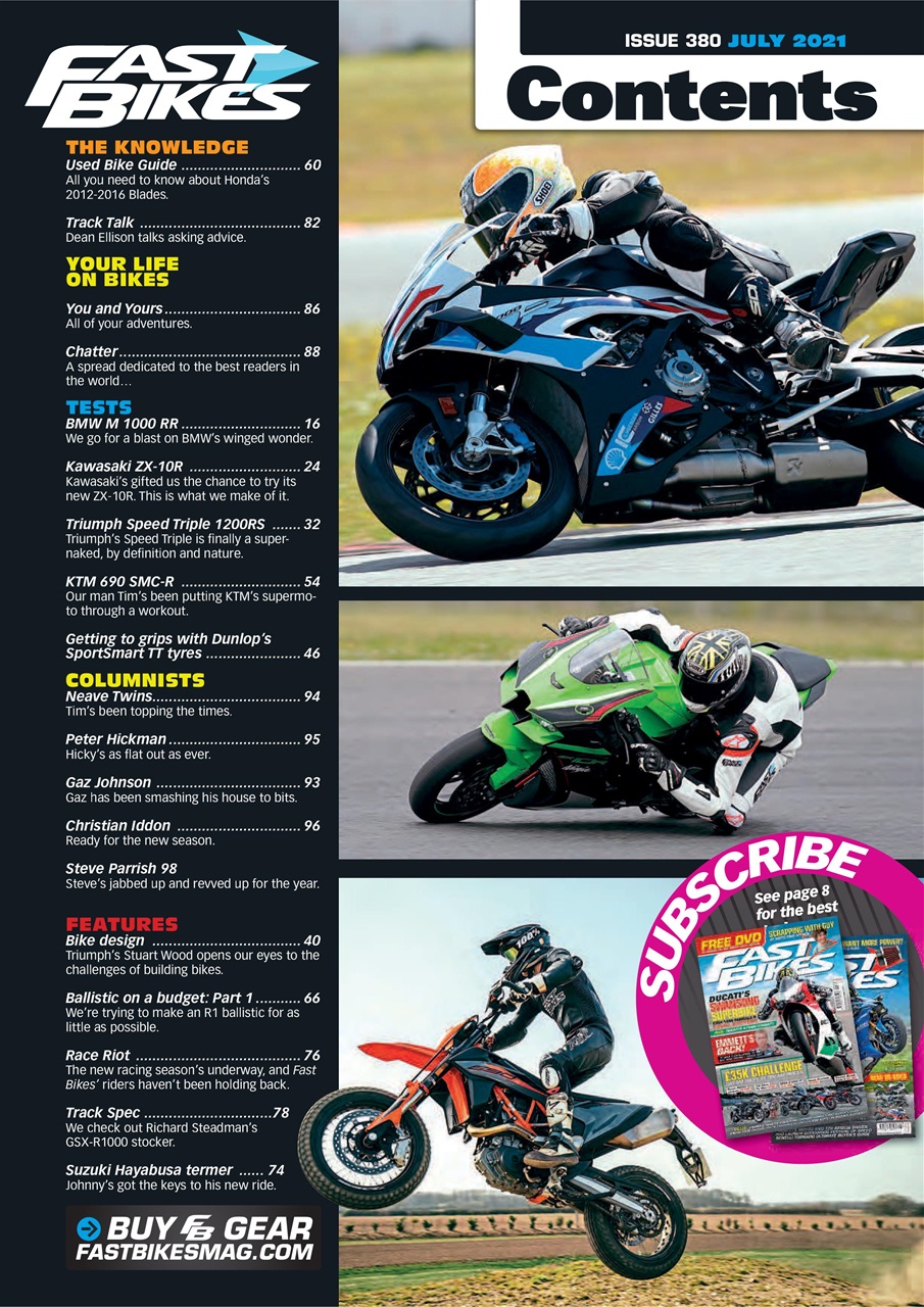 Fast Bikes Preview Pages