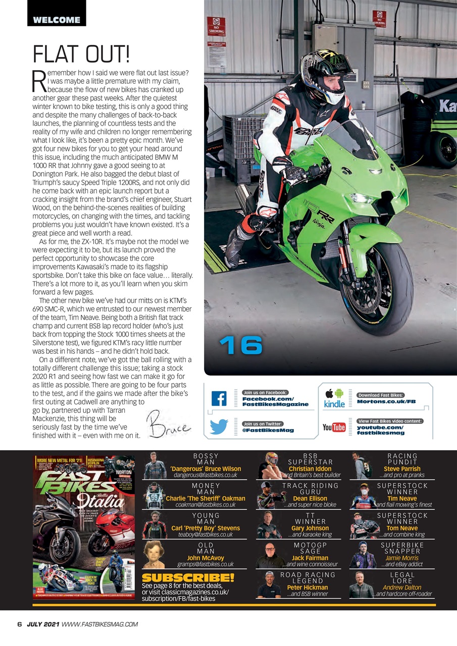 Fast Bikes Preview Pages