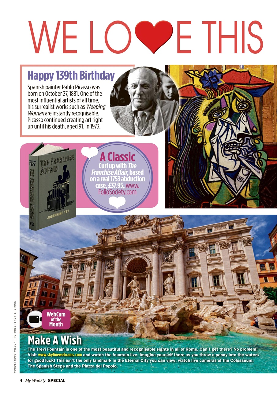 My Weekly Special Preview Pages