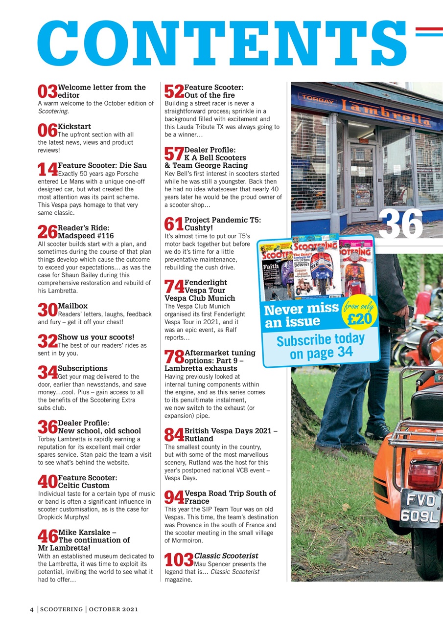 Scootering Preview Pages