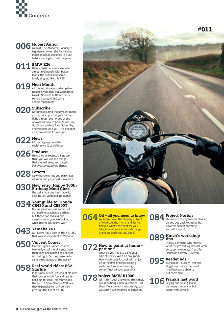 Classic Bike Guide Preview Pages