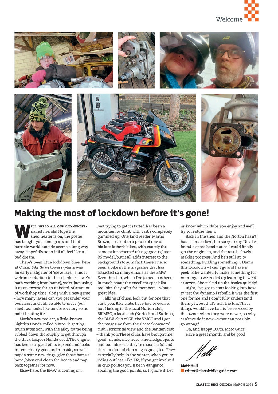 Classic Bike Guide Preview Pages