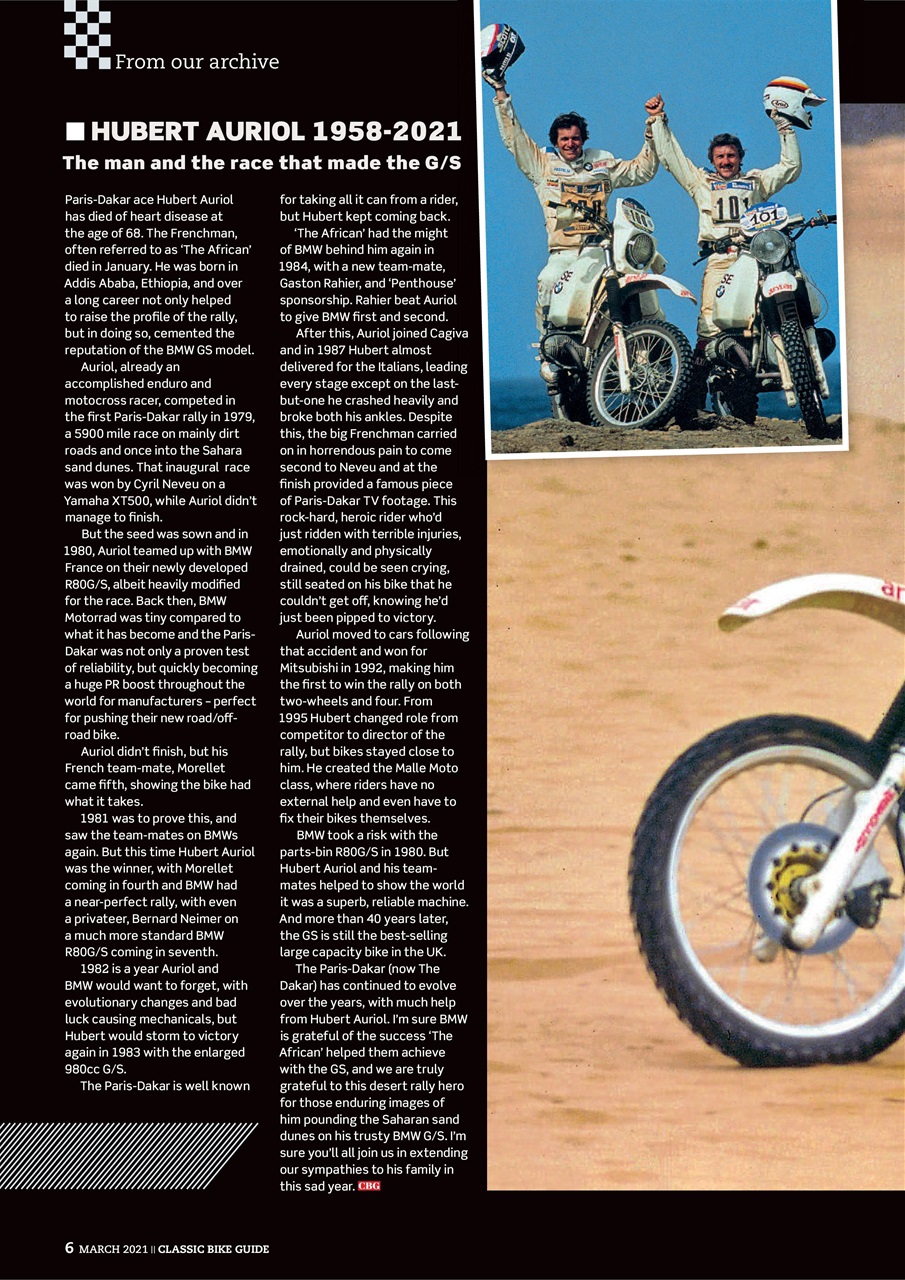 Classic Bike Guide Preview Pages