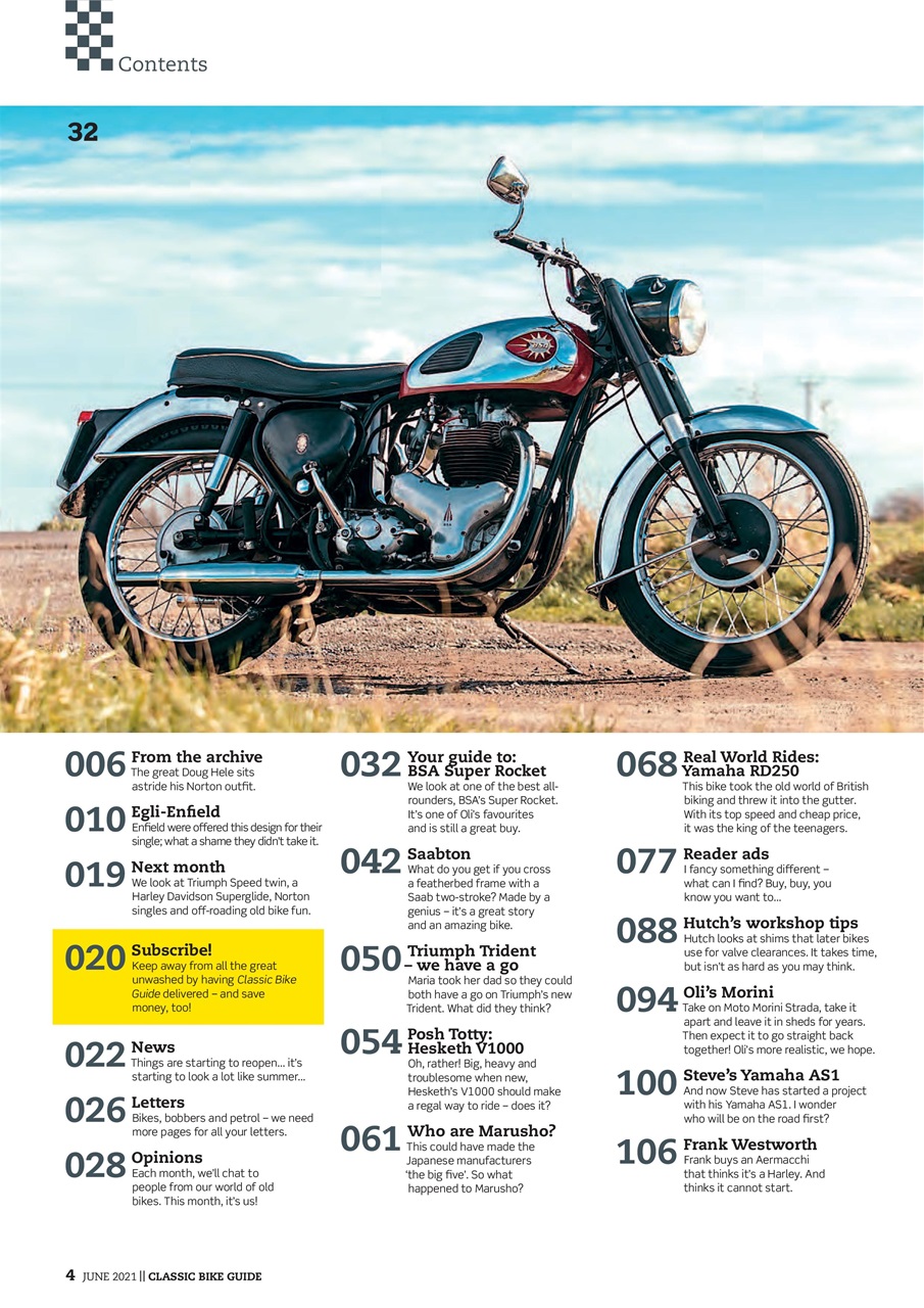 Classic Bike Guide Preview Pages