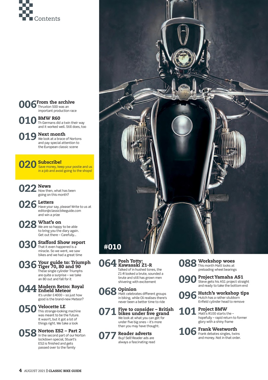 Classic Bike Guide Preview Pages