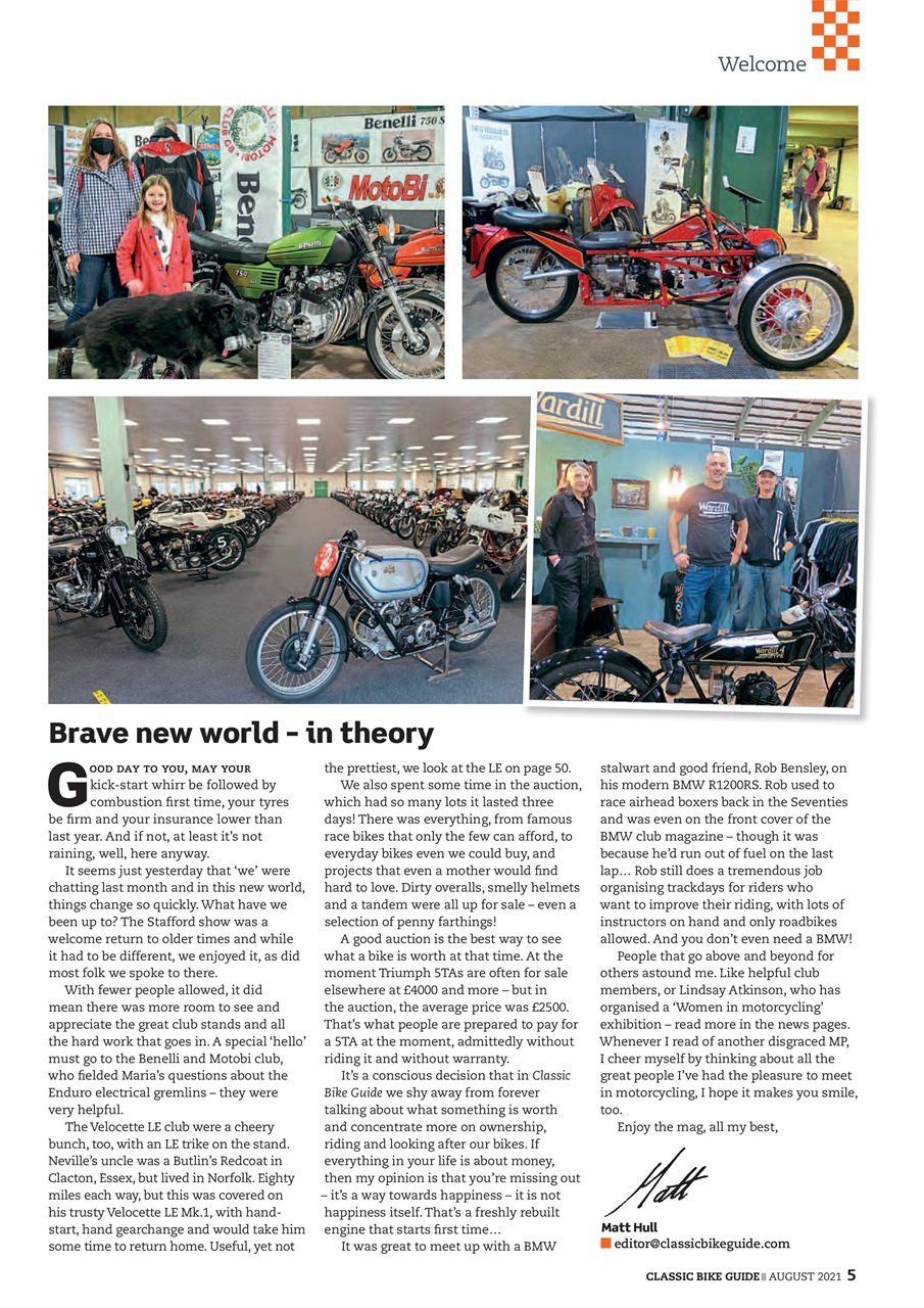 Classic Bike Guide Preview Pages