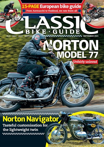 Classic Bike Guide issue 375 - September 2021