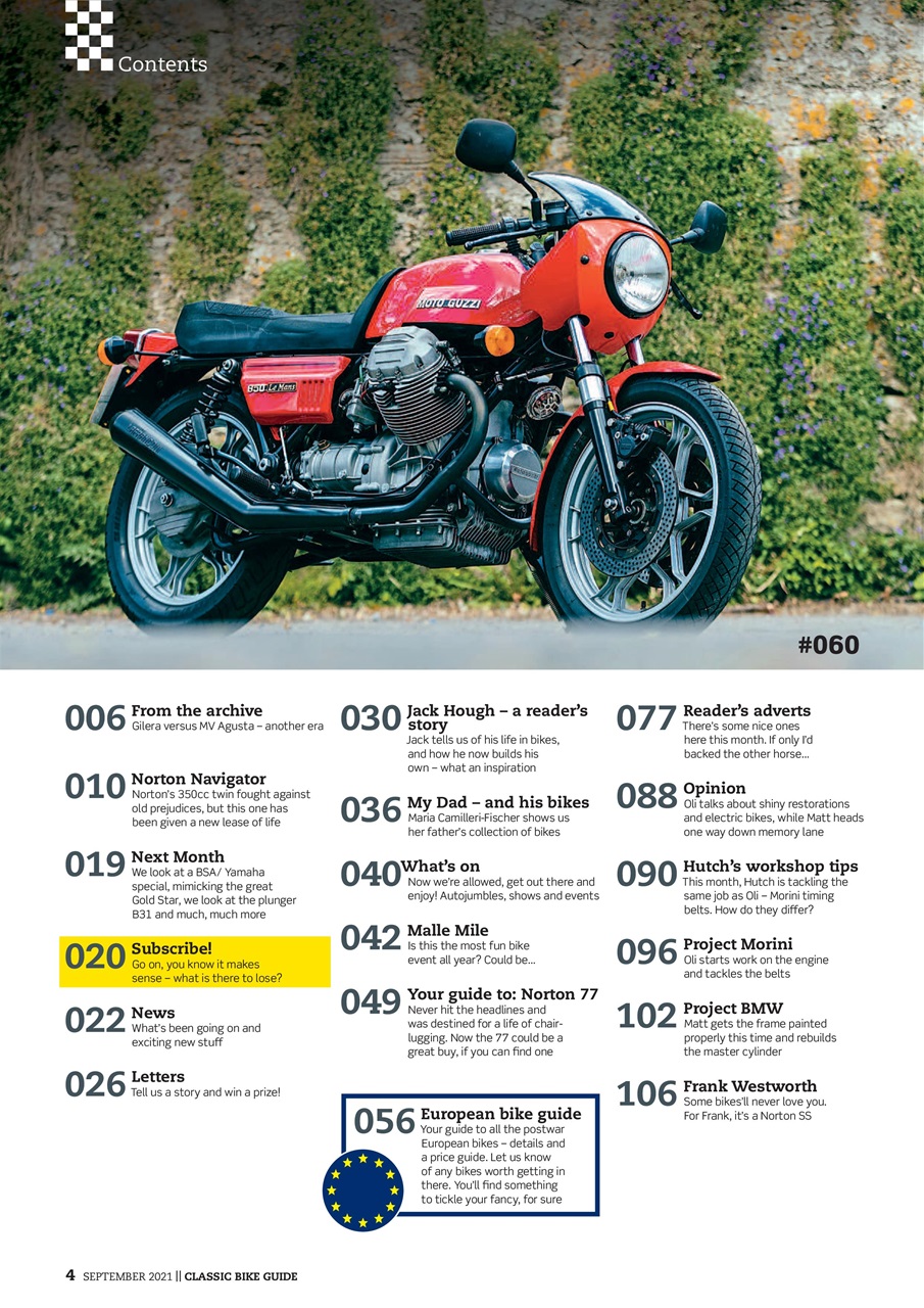 Classic Bike Guide Preview Pages