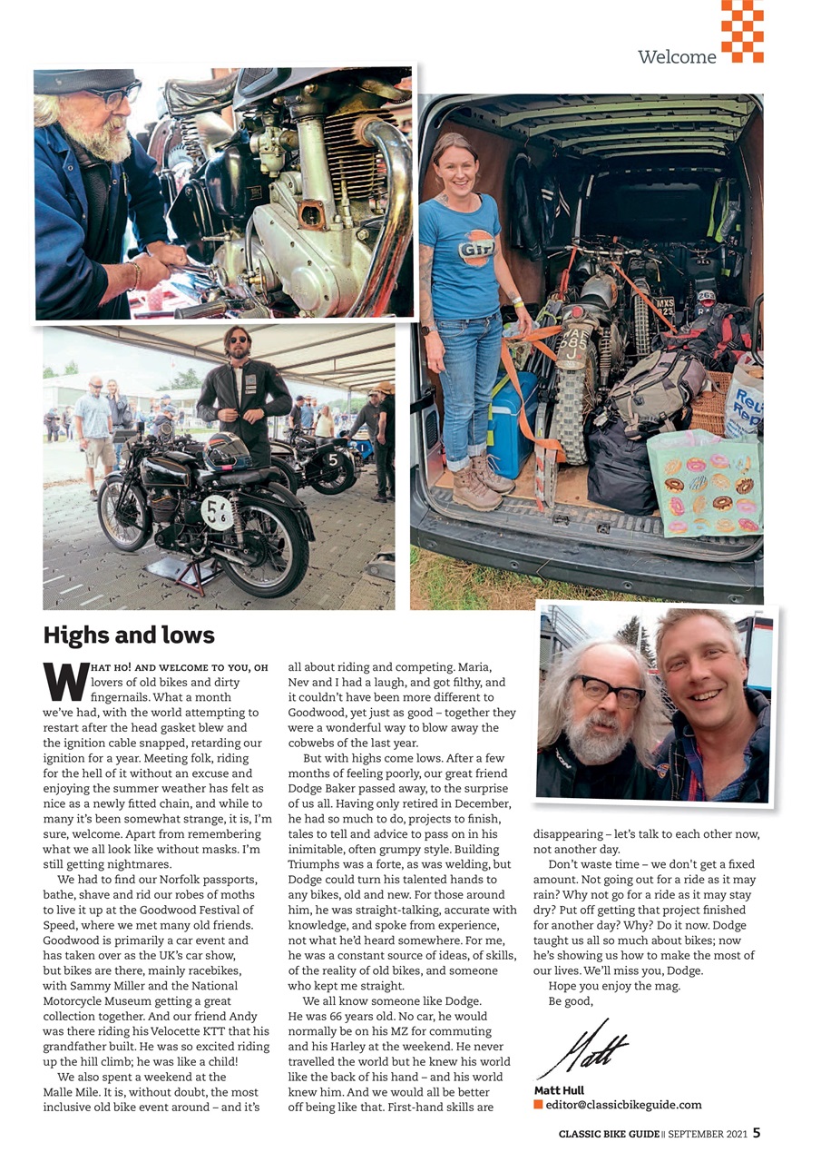 Classic Bike Guide Preview Pages