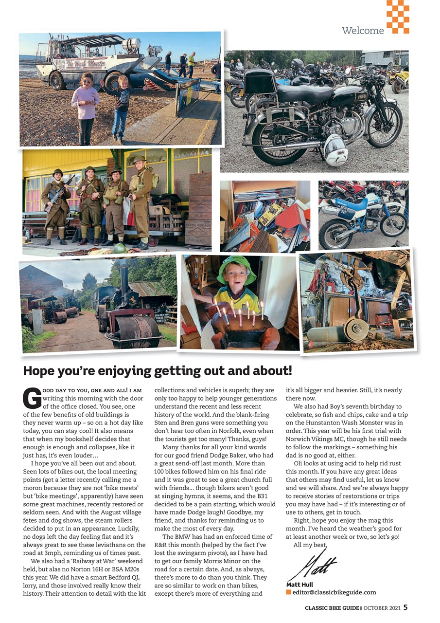 Classic Bike Guide Preview Pages