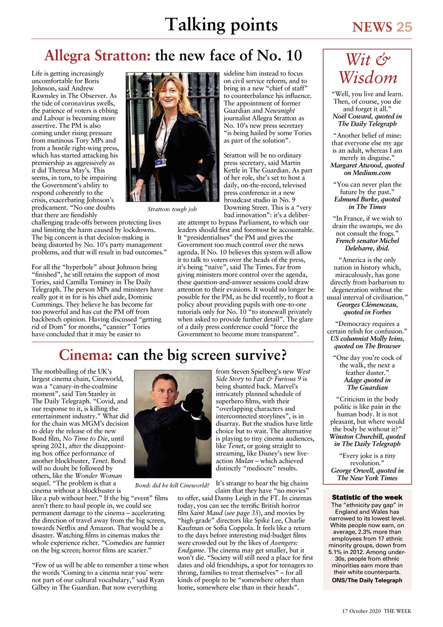 The Week Preview Pages