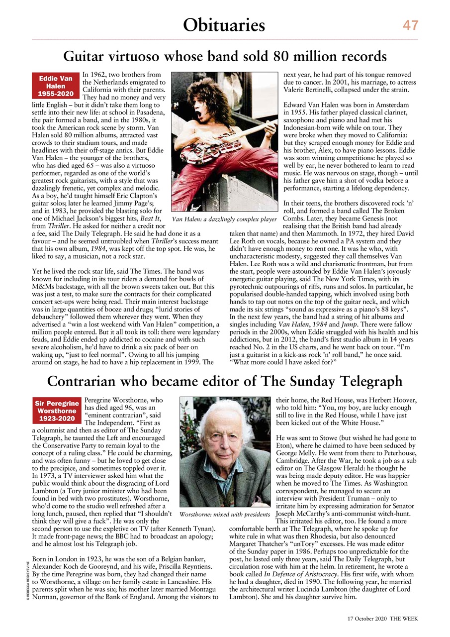 The Week Preview Pages