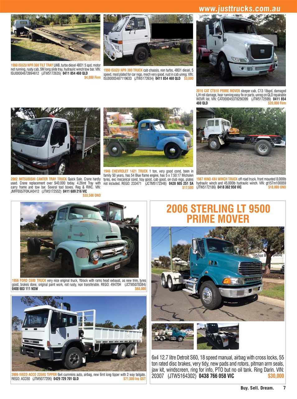 JUST TRUCKS Preview Pages