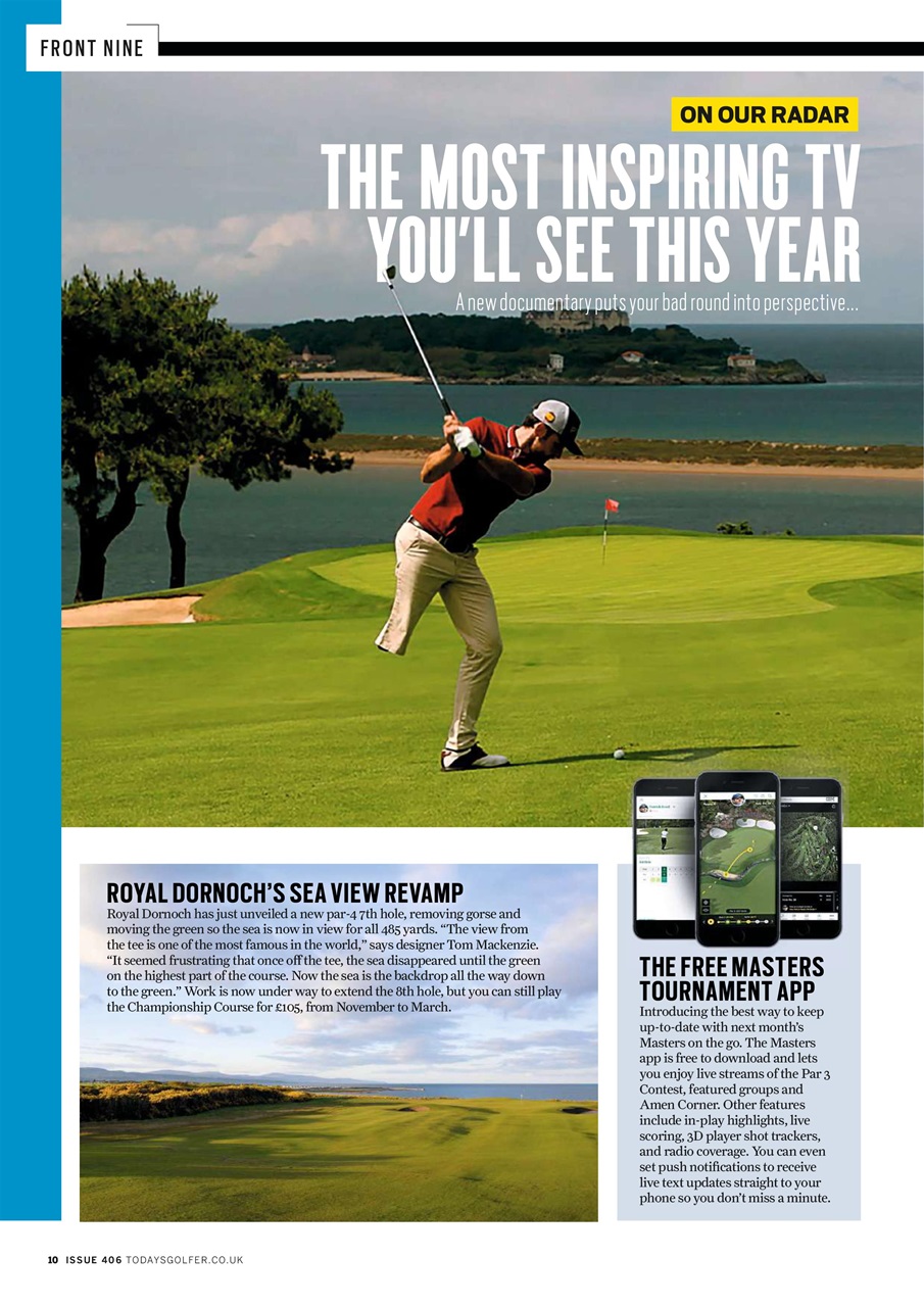 Today's Golfer Preview Pages