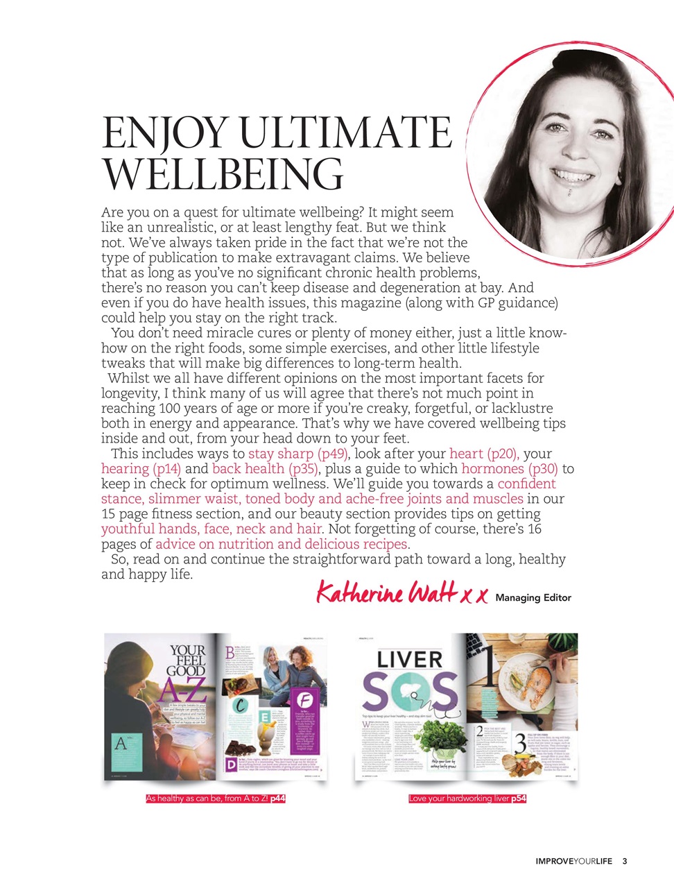 Improve Your Health Preview Pages