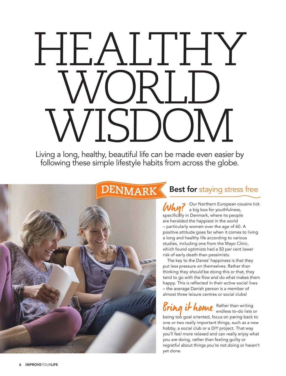 Improve Your Health Preview Pages