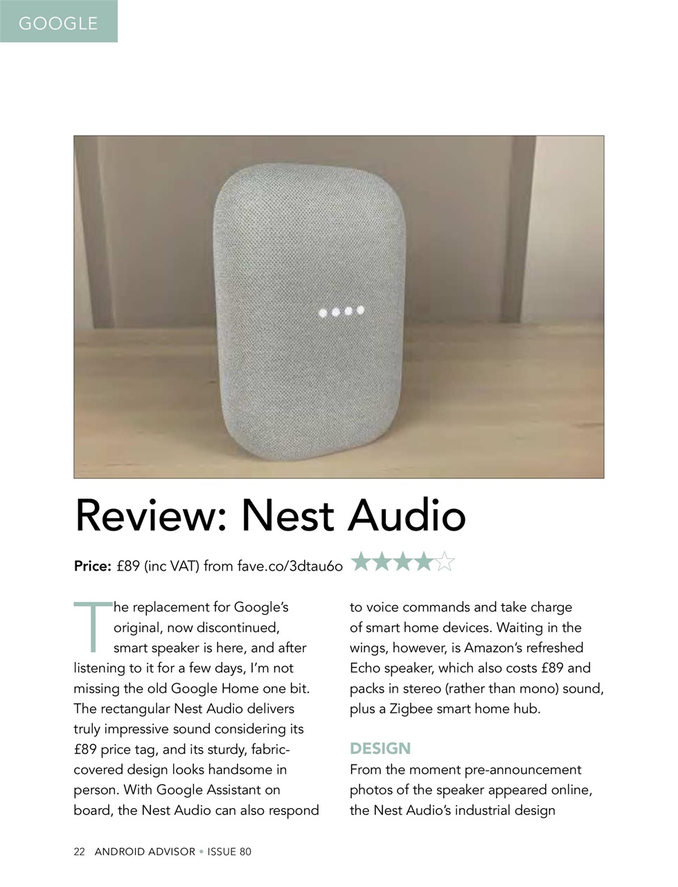 Android Advisor Preview Pages
