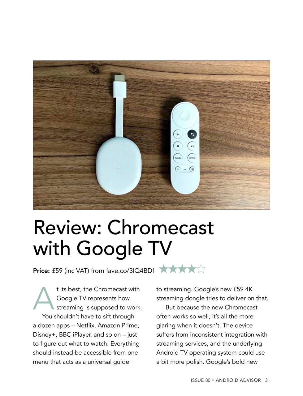 Android Advisor Preview Pages