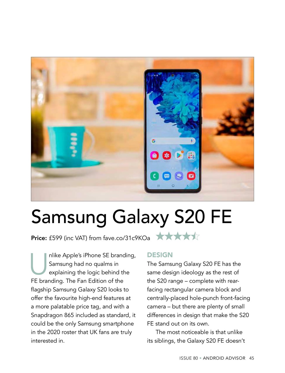 Android Advisor Preview Pages