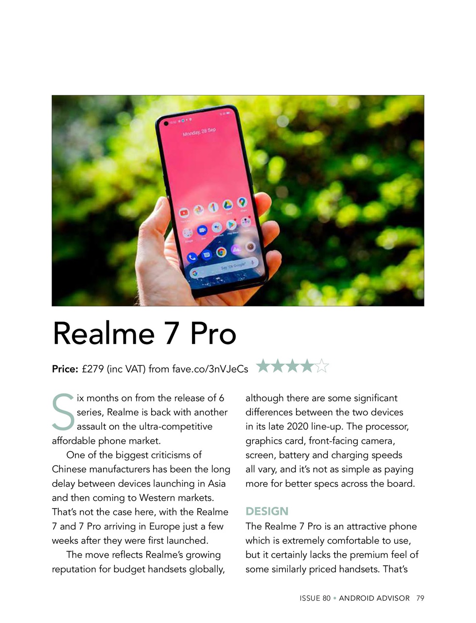 Android Advisor Preview Pages
