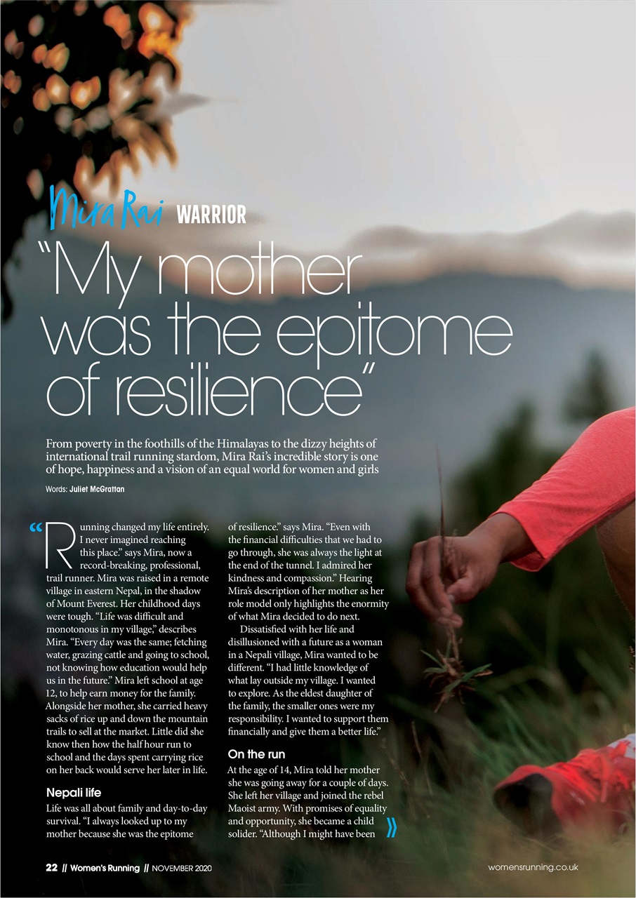 Women’s Running Preview Pages